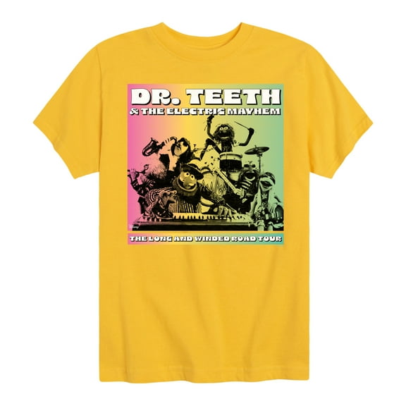 Disney The Muppets - Dr. Teeth & The Electric Mayhem Tour - Youth Short Sleeve Graphic T-Shirt