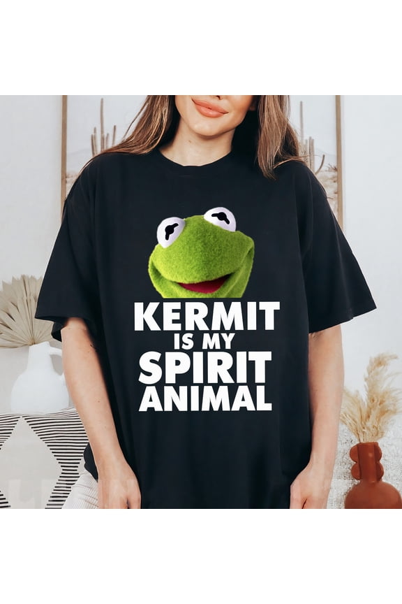 Disney The Muppets Kermit Frog Is My Spirit Animal T-shirt, Disneyland Family Matching Shirt, Magic Kingdom, WDW Epcot Theme Park