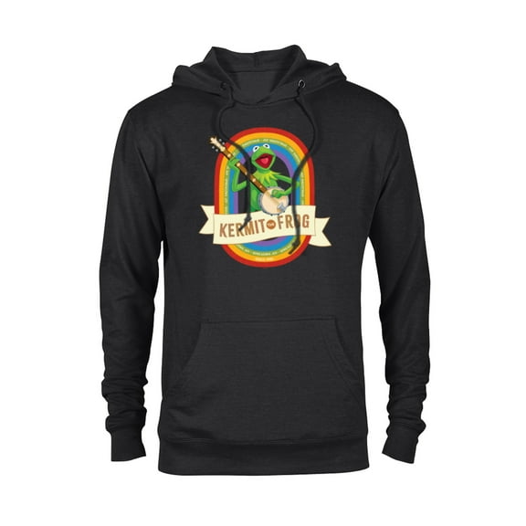Disney The Muppets Kermit the Frog Spreading Joy Since 1955 - Pullover Hoodie for Adults - Customized-Black