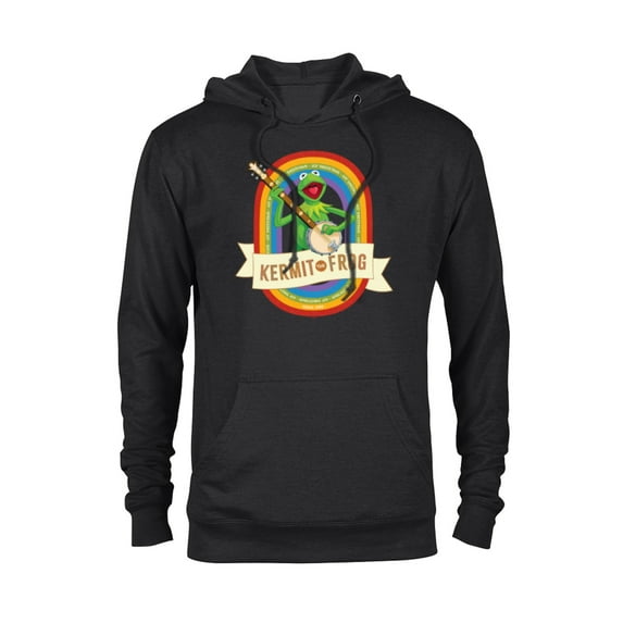 Disney The Muppets Kermit the Frog Spreading Joy Since 1955 - Pullover Hoodie for Adults - Customized-Black