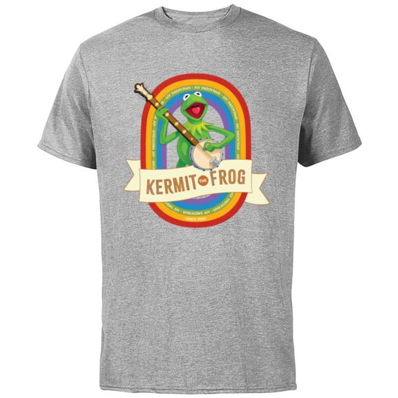 Disney The Muppets Kermit the Frog Spreading Joy Since 1955 - Short Sleeve Cotton T-Shirt for Adults - Customized-Athletic Heather