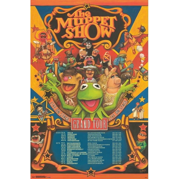 Disney The Muppets: Most Wanted - Grand Tour Wall Poster, 22.375" x 34"