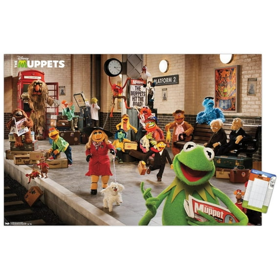 Disney The Muppets: Most Wanted - Platform Wall Poster, 14.725" x 22.375"