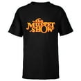 thumbnail image 1 of Disney The Muppets Official The Muppet Show Logo Orange - Short Sleeve T-Shirt for Kids - Customized-Black, 1 of 5