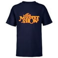 thumbnail image 1 of Disney The Muppets Official The Muppet Show Logo Orange - Short Sleeve T-Shirt for Kids - Customized-Navy, 1 of 5