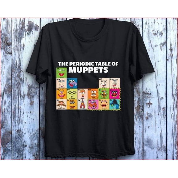 Disney The Muppets Periodic Table Of Elements Puppets Science Humor T-shirt