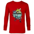 thumbnail image 1 of Disney The Nightmare Before Christmas Awesome to the Bone - Long Sleeve T-Shirt for Men – Customized-New Red, 1 of 5