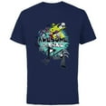 thumbnail image 1 of Disney The Nightmare Before Christmas Awesome to the Bone - Short Sleeve Cotton T-Shirt for Adults - Customized-Navy, 1 of 5