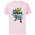 thumbnail image 1 of Disney The Nightmare Before Christmas Awesome to the Bone - Short Sleeve Cotton T-Shirt for Adults - Customized-Soft Pink, 1 of 5