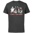 thumbnail image 1 of Disney The Nightmare Before Christmas B&W&R Family Trip 2025 - Short Sleeve Cotton T-Shirt for Adults - Customized-Charcoal, 1 of 5