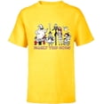 thumbnail image 1 of Disney The Nightmare Before Christmas B&W&R Family Trip 2025 - Short Sleeve T-Shirt for Kids - Customized-Yellow, 1 of 5