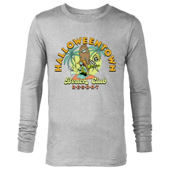 Disney The Nightmare Before Christmas Beach Club Resort - Long Sleeve T-Shirt for Men - Customized-Athletic Heather