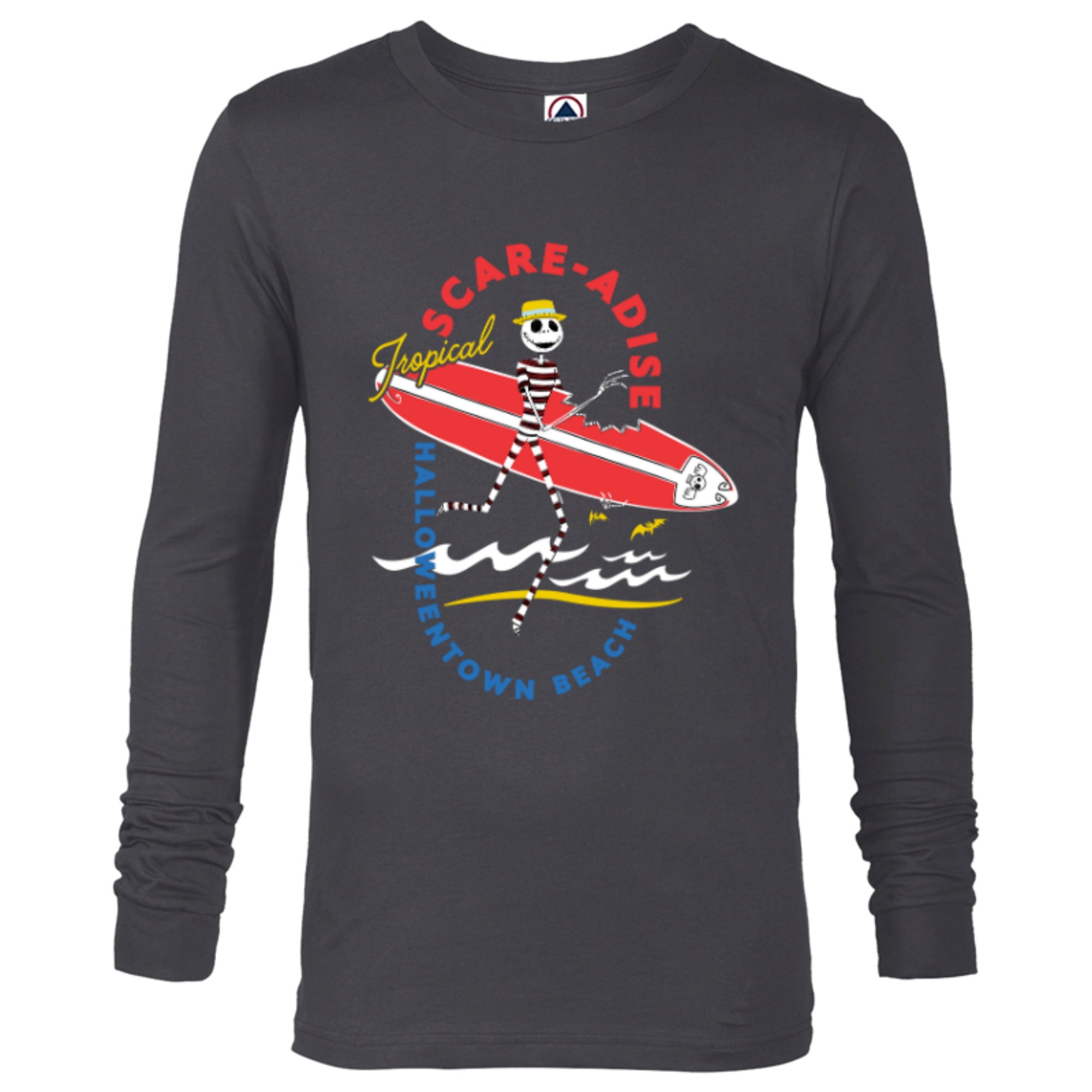 Disney The Nightmare Before Christmas Beach Scare-adise Jack - Long Sleeve  T-Shirt for Men - Customized-Black - Walmart.com