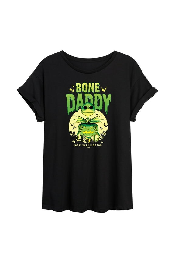 - The Nightmare Before Christmas - Bone Daddy - Juniors Ideal Flowy Muscle T-Shirt