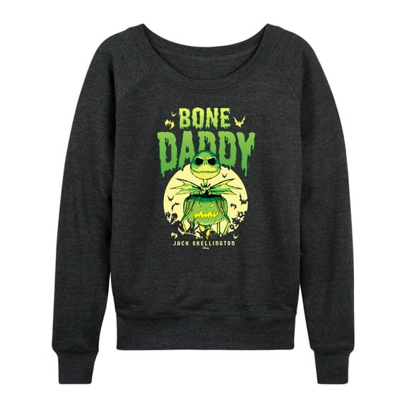 Disney - The Nightmare Before Christmas - Bone Daddy - Women's Lightweight French Terry Long Sleeve Shirt