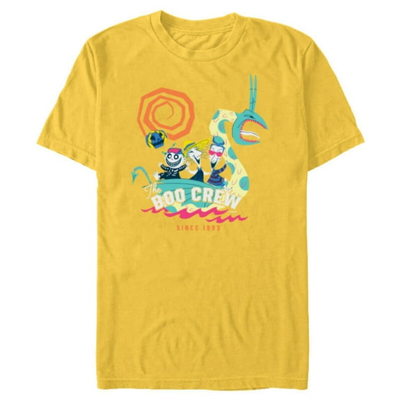 Disney The Nightmare Before Christmas Boo Crew Since 1993 - Short Sleeve Blended T-Shirt for Adults - Customized-Yellow