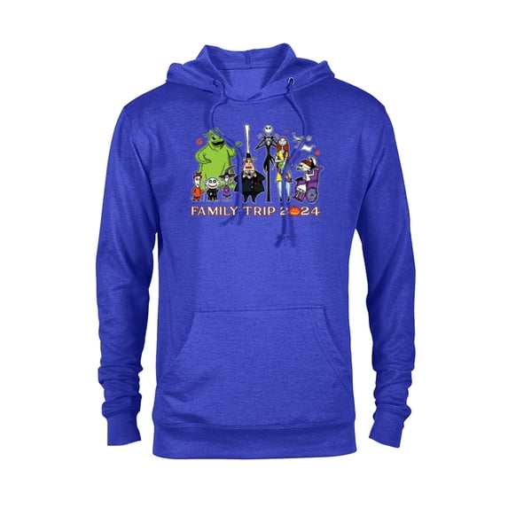 Disney The Nightmare Before Christmas Fall Family Trip 2024 - Pullover Hoodie for Adults - Customized-Royal