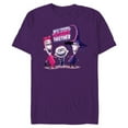 thumbnail image 1 of Disney The Nightmare Before Christmas Friends Scare Together - Short Sleeve Blended T-Shirt for Adults - Customized-Purple, 1 of 5
