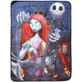 thumbnail image 1 of Disney The Nightmare Before Christmas Gang Micro Raschel Fleece Throw Blanket 48" x 60", 1 of 5