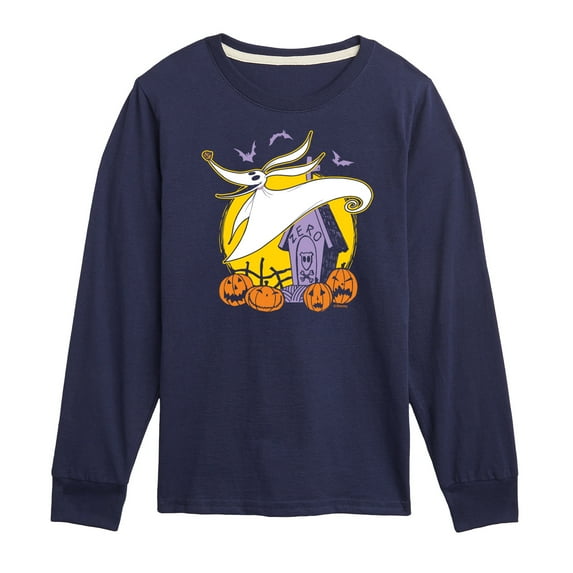 Disney - The Nightmare Before Christmas - Ghost Puppy Zero - Toddler & Youth Long Sleeve Graphic T-Shirt
