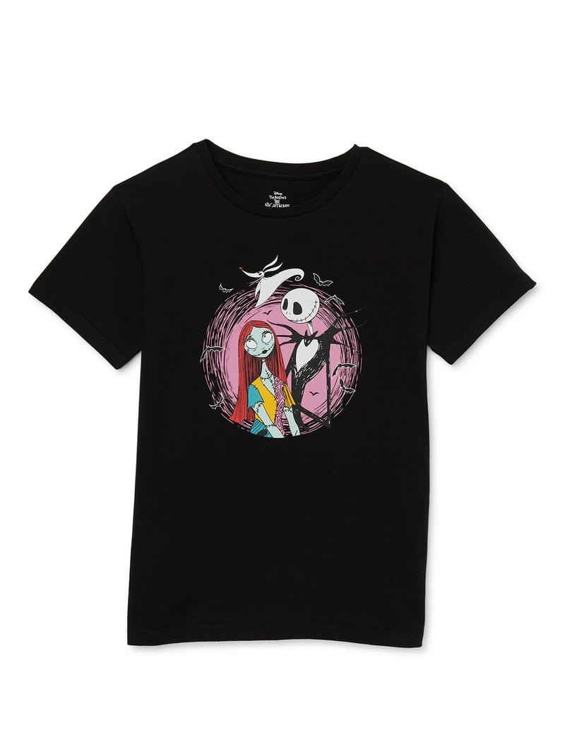 Disney Nightmare Before Christmas Girls Jack, Sally, Zero Graphic