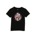 thumbnail image 1 of Disney The Nightmare Before Christmas Girls Jack Sally Happy Graphic Tee with Short Sleeves, Size XS-XL, 1 of 3