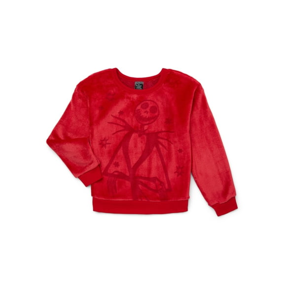 Disney The Nightmare Before Christmas Girls Woobie Pullover Sweater, Sizes 4-16