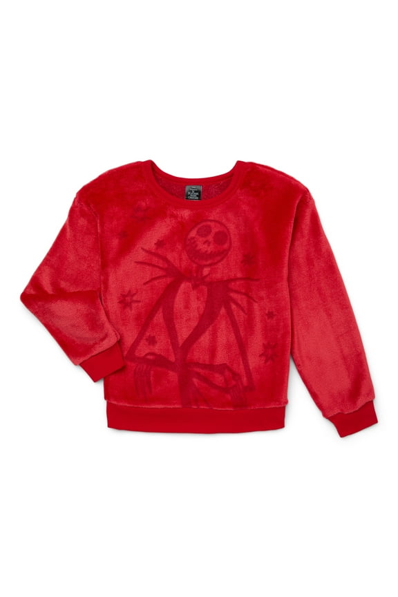 Disney The Nightmare Before Christmas Girls Woobie Pullover Sweater, Sizes 4-16