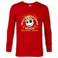 thumbnail image 1 of Disney The Nightmare Before Christmas Halloween Town Beach - Long Sleeve T-Shirt for Men - Customized-New Red, 1 of 5