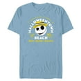 thumbnail image 1 of Disney The Nightmare Before Christmas Halloween Town Beach - Short Sleeve Blended T-Shirt for Adults - Customized-Ocean Blue, 1 of 5