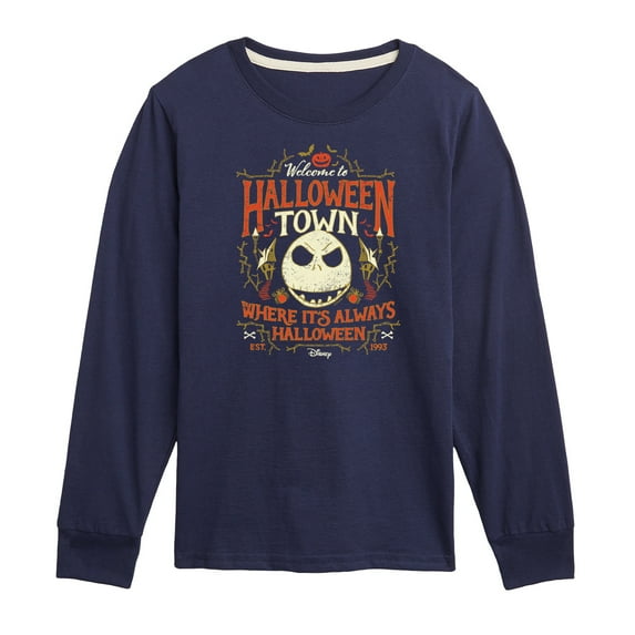 Disney - The Nightmare Before Christmas - Halloween Town - Toddler & Youth Long Sleeve Graphic T-Shirt