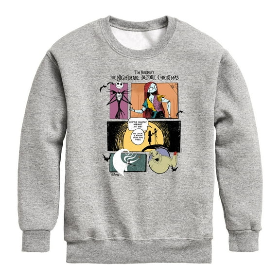 Disney - The Nightmare Before Christmas - I Know How You Feel - Toddler & Youth Crewneck Fleece Sweatshirt