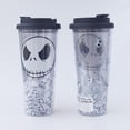 thumbnail image 1 of Disney The Nightmare Before Christmas Jack And Skulls Plastic Travel Tumbler, 1 of 8