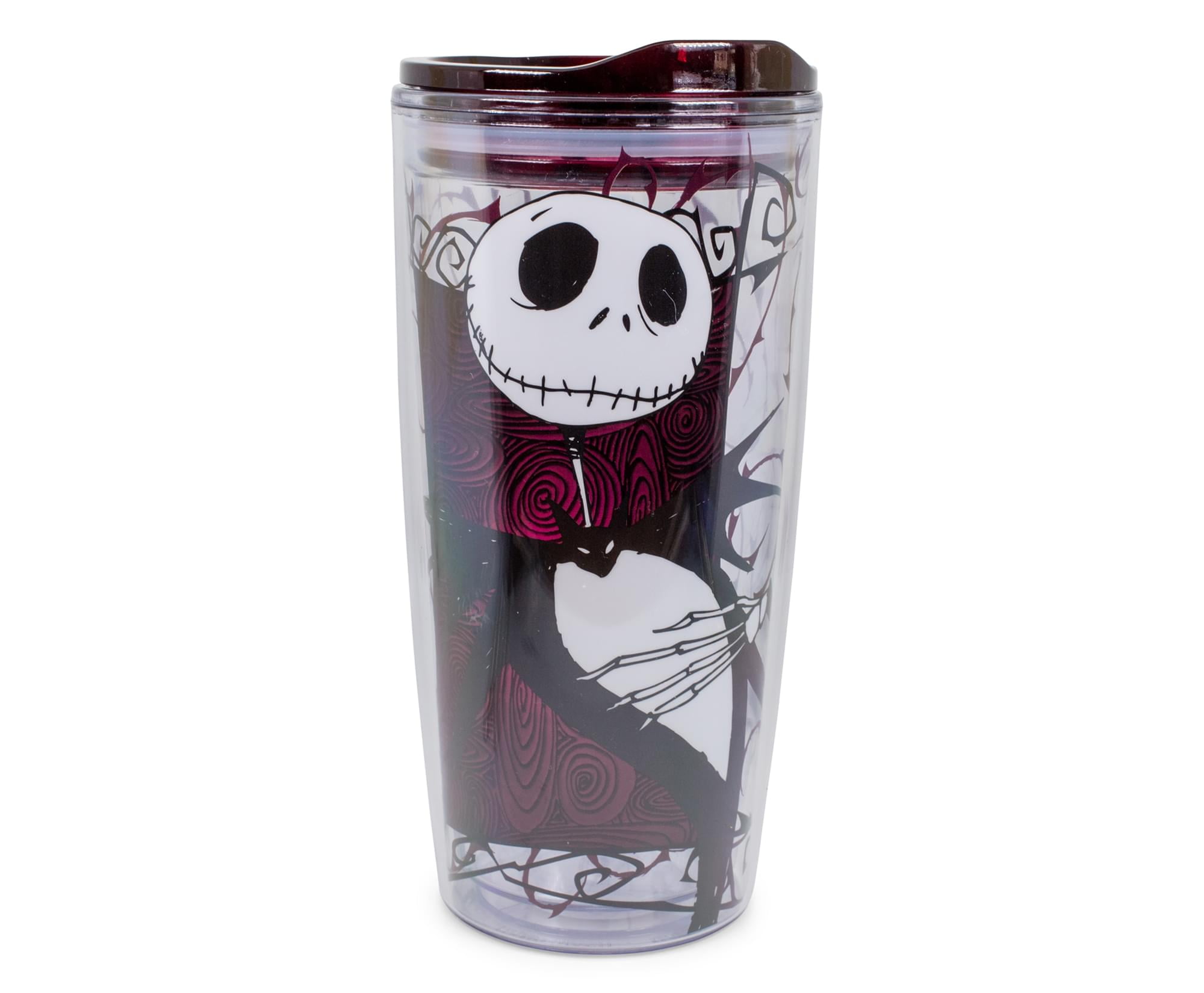 Silver Buffalo Disney The Nightmare Before Christmas Tumbler With Lid And  Straw