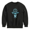 thumbnail image 1 of Disney - The Nightmare Before Christmas - Jack Glows Blue - Toddler & Youth Crewneck Fleece Sweatshirt, 1 of 5