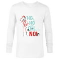 thumbnail image 1 of Disney The Nightmare Before Christmas Jack Ho Ho Oh No - Long Sleeve T-Shirt for Men – Customized-White, 1 of 5