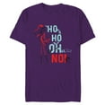 thumbnail image 1 of Disney The Nightmare Before Christmas Jack Ho Ho Oh No - Short Sleeve Blended T-Shirt for Adults – Customized-Purple, 1 of 5