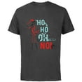 thumbnail image 1 of Disney The Nightmare Before Christmas Jack Ho Ho Oh No - Short Sleeve Cotton T-Shirt for Adults - Customized-Charcoal, 1 of 5