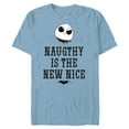 thumbnail image 1 of Disney The Nightmare Before Christmas Jack Naughty - Short Sleeve Blended T-Shirt for Adults -Customized-Ocean Blue, 1 of 5