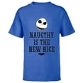thumbnail image 1 of Disney The Nightmare Before Christmas Jack Naughty - Short Sleeve T-Shirt for Kids- Customized-Royal, 1 of 5