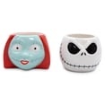 thumbnail image 1 of Disney The Nightmare Before Christmas Jack & Sally Sculpted Mini Mugs | Set of 2, 1 of 7