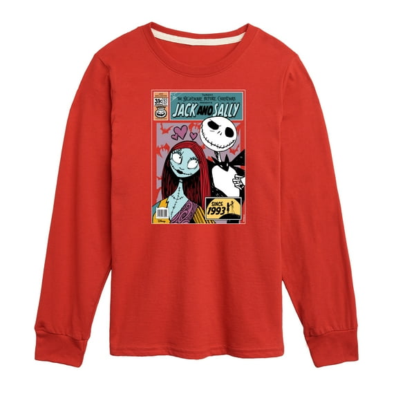 Disney - The Nightmare Before Christmas - Jack & Sally Since 1993 - Toddler & Youth Long Sleeve Graphic T-Shirt