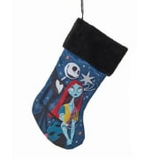 Disney The Nightmare Before Christmas Jack & Sally Stocking with Cuff