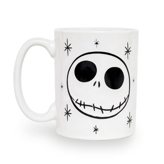 Disney The Nightmare Before Christmas Jack Skellington Face Ceramic Mug