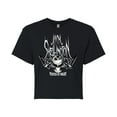 thumbnail image 1 of Disney - The Nightmare Before Christmas - Jack Skellington Master Of Fright - Juniors Cropped Cotton Blend T-Shirt, 1 of 5