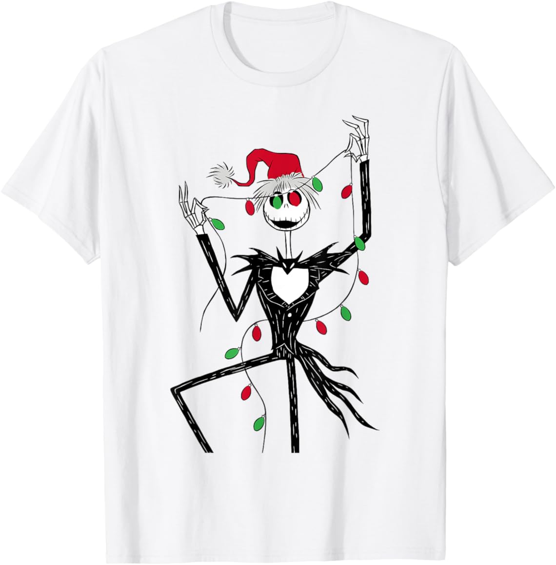 Disney The Nightmare Before Christmas Jack String Lights TShirt