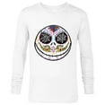 thumbnail image 1 of Disney The Nightmare Before Christmas Jack Sugar Skull - Long Sleeve T-Shirt for Men - Customized-White, 1 of 5