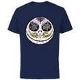 thumbnail image 1 of Disney The Nightmare Before Christmas Jack Sugar Skull - Short Sleeve Cotton T-Shirt for Adults - Customized-Navy, 1 of 5