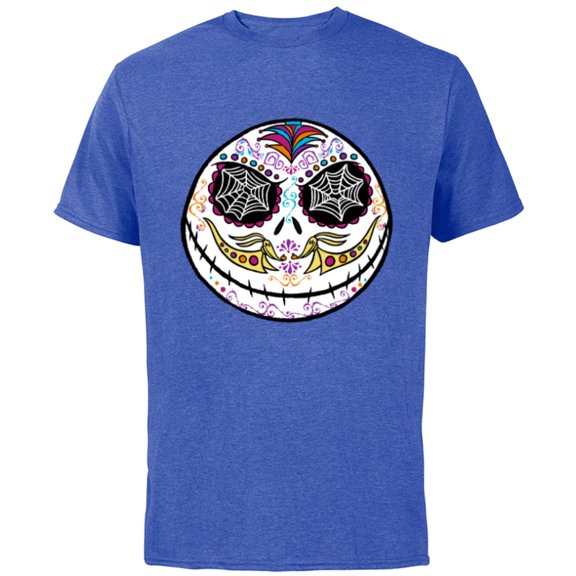 Disney The Nightmare Before Christmas Jack Sugar Skull - Short Sleeve Cotton T-Shirt for Adults - Customized-Royal Heather