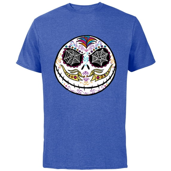 Disney The Nightmare Before Christmas Jack Sugar Skull - Short Sleeve Cotton T-Shirt for Adults - Customized-Royal Heather